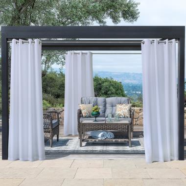 The Outdoor Antigua Curtains (Light Filtering Solid - 50