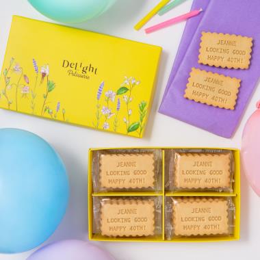 The Custom Message Butter Cookies