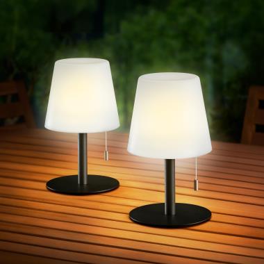 The Rechargeable Cordless Outdoor Table Lamps (Set Of Two)