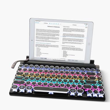 The Wireless Color Changing Typewriter Keyboard