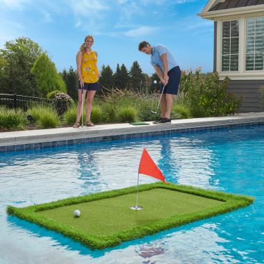 The Floating Pool Golf Green