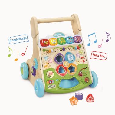 The Wooden Lights And Sound Learning Walker