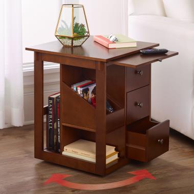 The Rotating Organized End Table