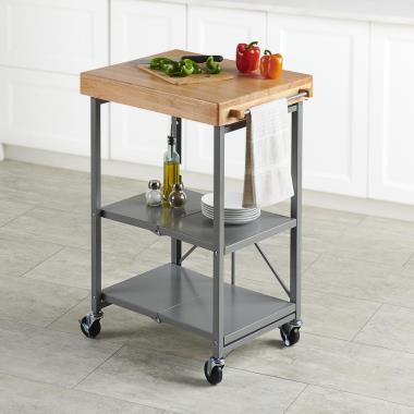 The Foldaway Rolling Kitchen Island