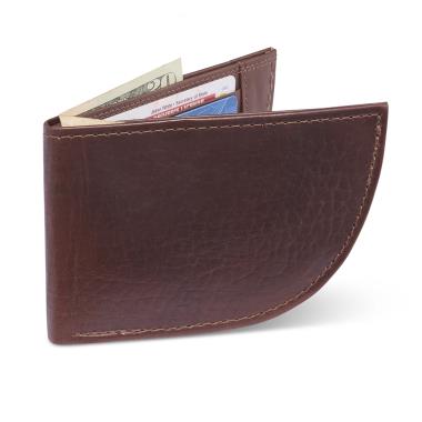 The Bison Leather Front Pocket Wallet